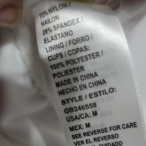 Gianni Bini White One Piece with Black Ruffle - Picture 3 of 9